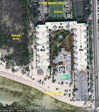 Aerial view of 1800 Atlantic in Key West, Florida  33040