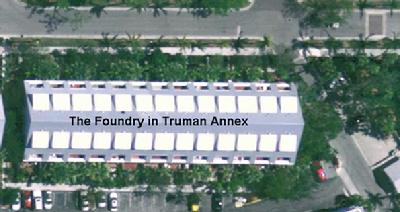 The Foundry within the Truman Annex in Key West , Fl  Aerial View