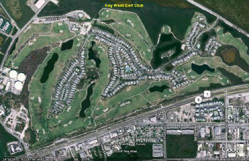 Aerial View of the Key West Golf Club development in Key West, FL