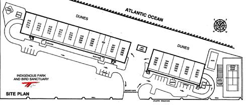 Site Plan for Key West Beach Club on the Ocean in Key Wesy, Florida 33040