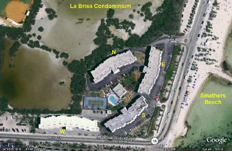 Aerial view of La Brisa Condominium